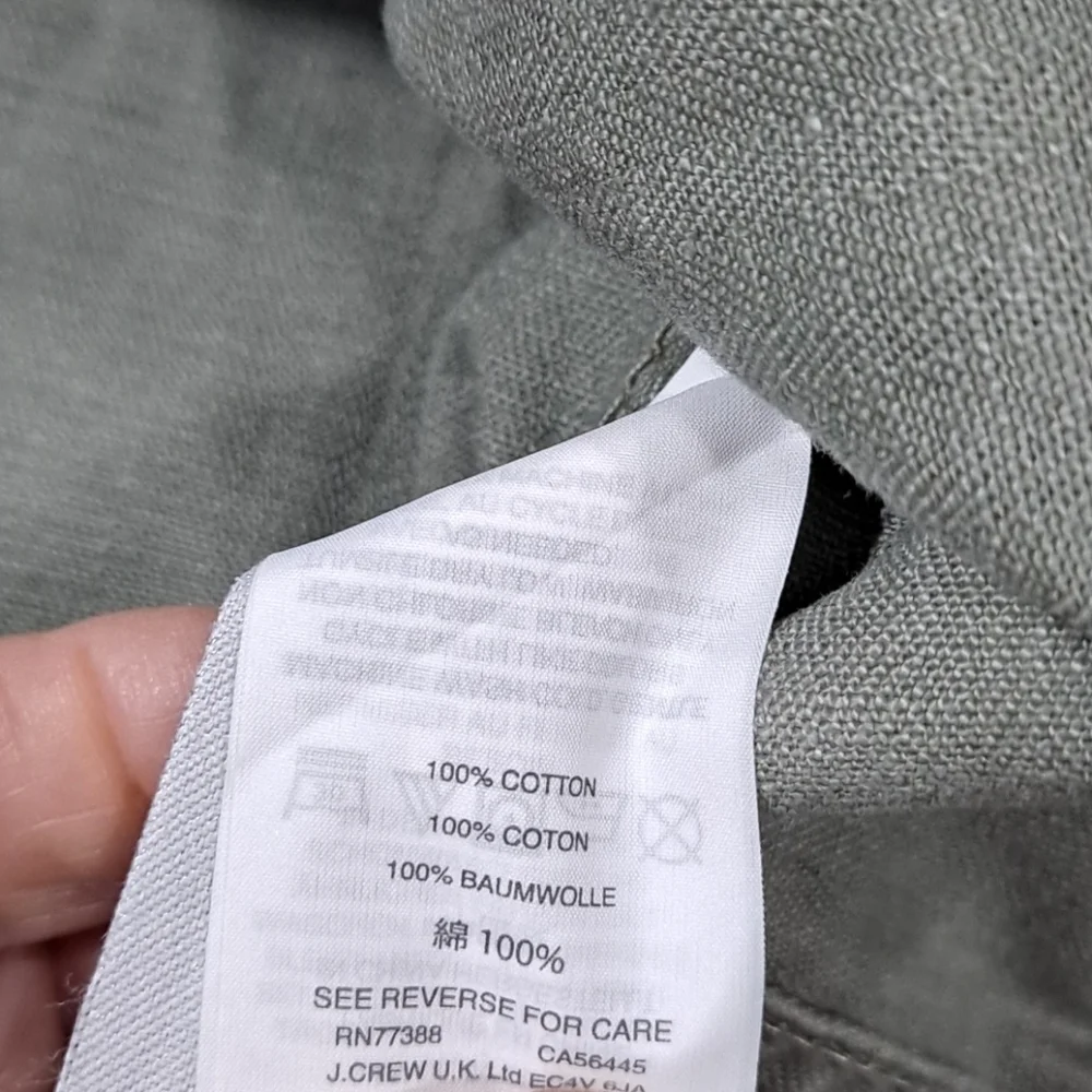 J. Crew Green Camouflage Utility Shirt Jacket